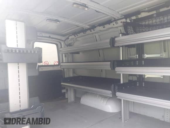 2021 Chevrolet Express Cargo with VIN 1GCWGAF7XM1179003, listed as a IAAI auction lot 42434171 with 54,473 mi miles and . Bid and sale history available at DreamBid. Image 8.