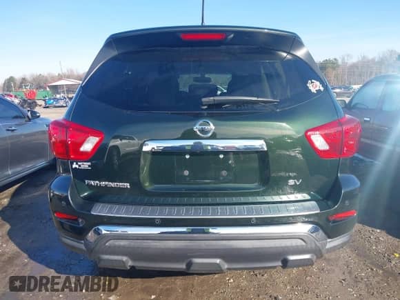 2018 Nissan Pathfinder S with VIN 5N1DR2MN7JC619733, listed as a IAAI auction lot 41090743 with 138,256 mi miles and . Bid and sale history available at DreamBid. Image 17.