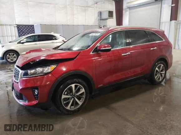 2019 Kia Sorento EX with VIN 5XYPHDA57KG537258, listed as a Copart auction lot 66672025 with 77,621 mi miles and Salvage title. Bid and sale history available at DreamBid. Image 1.