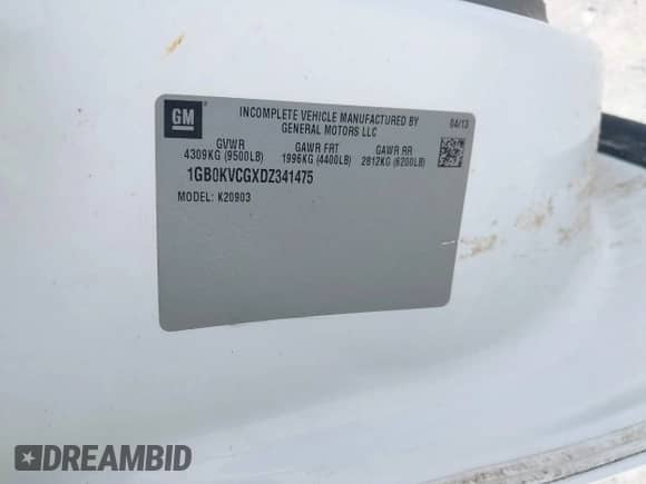 2013 Chevrolet Silverado 2500HD Work Truck z VIN 1GB0KVCGXDZ341475, wystawiony jako IAAI lot #42579251 z przebiegiem 145 937 mil mil oraz . Historia ofert i sprzedaży dostępna na DreamBid. Obrazek 9.