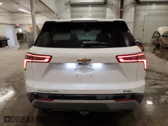 2025 Chevrolet Equinox AWD LT с VIN 3GNAXPEGXSL150001, выставлен на аукционе Copart как лот 46115805 с пробегом 312 миль миль и Списание • Salvage title. История ставок и продаж доступна на DreamBid. Изображение 6.