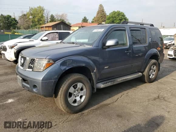 2007 Nissan Pathfinder SE with VIN 5N1AR18WX7C616639, listed as a Copart auction lot 67585725 with 205,281 mi miles and Salvage title. Bid and sale history available at DreamBid. Image 1.