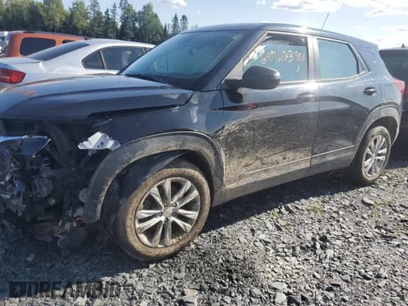 2021 Chevrolet TrailBlazer LS z VIN KL79MMS20MB011959, wystawiony jako Copart lot #69742395 z przebiegiem 141 532 mil mil oraz Szkoda całkowita • Salvage title. Historia ofert i sprzedaży dostępna na DreamBid. Obrazek 1.