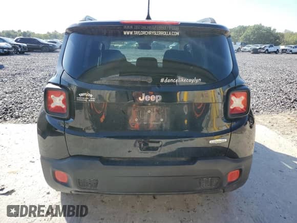 2018 Jeep Renegade Latitude with VIN ZACCJABB1JPH46788, listed as a Copart auction lot 83945435 with 90,828 mi miles and Salvage title. Bid and sale history available at DreamBid. Image 6.