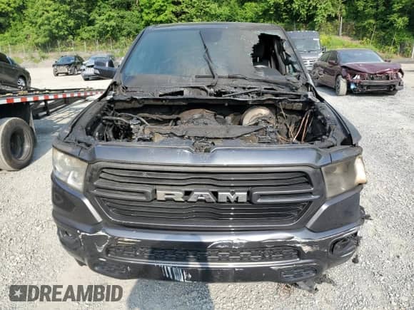 2020 Ram 1500 Big Horn with VIN 1C6SRFBT6LN316607, listed as a Copart auction lot 59927665 with Not provided miles and Salvage title. Bid and sale history available at DreamBid. Image 5.