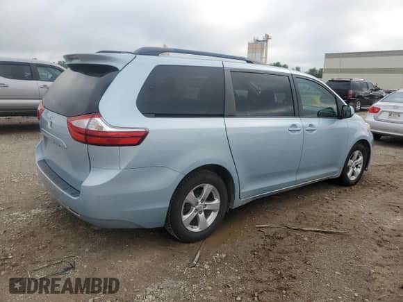 2016 Toyota Sienna LE AAS with VIN 5TDKK3DC3GS720800, listed as a Copart auction lot 67977765 with 65,548 mi miles and Salvage title. Bid and sale history available at DreamBid. Image 3.