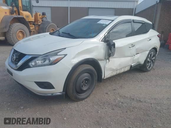 2018 Nissan Murano SV z VIN 5N1AZ2MGXJN109482, wystawiony jako IAAI lot #42325807 z przebiegiem 107 119 mil mil oraz . Historia ofert i sprzedaży dostępna na DreamBid. Obrazek 2.
