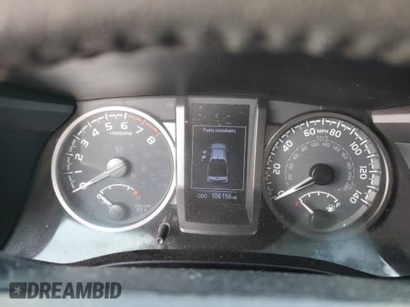 2020 Toyota Tacoma SR5 с VIN 3TMBZ5DN0LM024172, выставлен на аукционе Copart как лот 73004284 с пробегом 106 156 миль миль и На запчасти • Non repairable. История ставок и продаж доступна на DreamBid. Изображение 9.