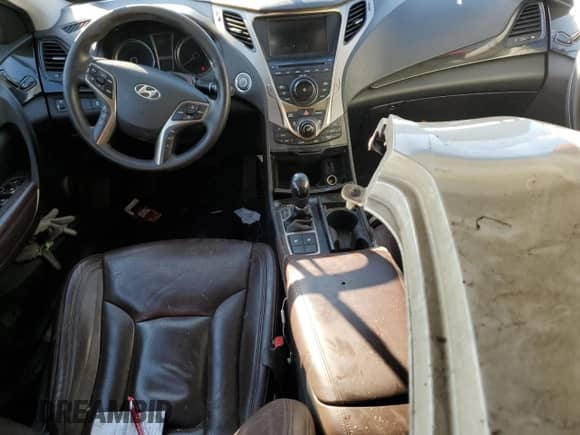 2012 Hyundai Azera with VIN KMHFG4JG2CA128159, listed as a Copart auction lot 74628583 with Not provided miles and Salvage title. Bid and sale history available at DreamBid. Image 8.