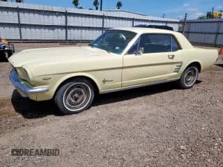 1966 Ford Mustang z VIN 6R07C208076, wystawiony jako Copart lot #64475375 z przebiegiem 1 799 mil mil oraz Szkoda całkowita • Salvage title. Historia ofert i sprzedaży dostępna na DreamBid. Obrazek 1.