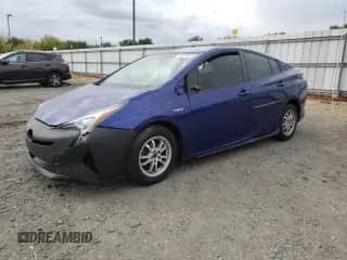 2016 Toyota Prius Two z VIN JTDKBRFU6G3525736, wystawiony jako Copart lot #84276515 z przebiegiem Nie podano mil oraz Szkoda całkowita • Salvage title. Historia ofert i sprzedaży dostępna na DreamBid. Obrazek 1.