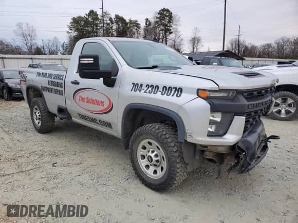 2020 Chevrolet Silverado 3500 с VIN 1GC3WRE70LF285712, выставлен на аукционе Copart как лот 84609324 с пробегом 147 718 миль миль и Списание • Salvage title. История ставок и продаж доступна на DreamBid. Изображение 4.