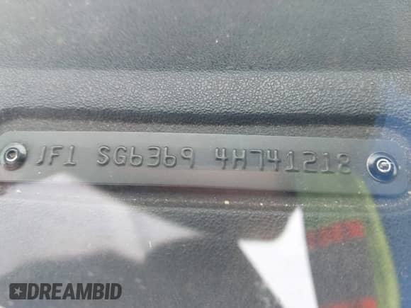 2004 Subaru Forester X with VIN JF1SG63694H741218, listed as a IAAI auction lot 43280093 with 220,506 mi miles and . Bid and sale history available at DreamBid. Image 9.