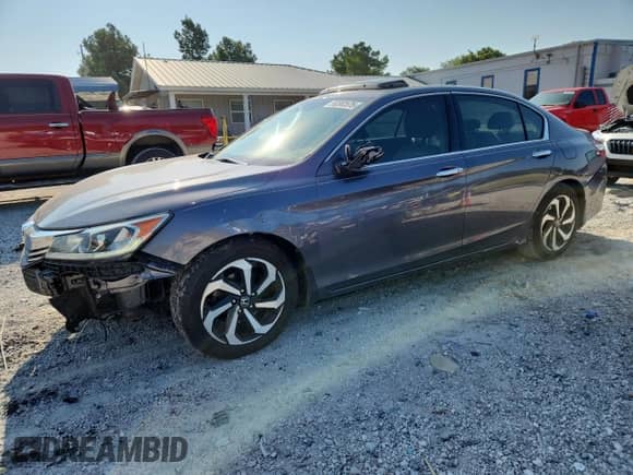 2016 Honda Accord EX-L с VIN 1HGCR3F08GA001916, выставлен на аукционе Copart как лот 69202575 с пробегом 130 274 миль миль и Списание • Salvage title. История ставок и продаж доступна на DreamBid. Изображение 1.