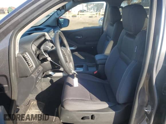 2023 Nissan Frontier SV with VIN 1N6ED1EK2PN600247, listed as a Copart auction lot 81684754 with 22,129 mi miles and Salvage title. Bid and sale history available at DreamBid. Image 7.