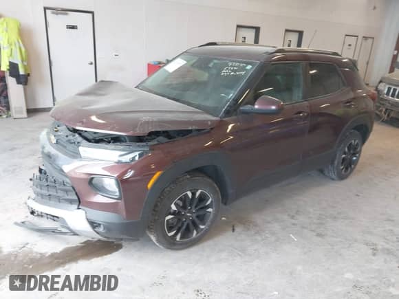 2022 Chevrolet TrailBlazer LT with VIN KL79MRSL2NB009024, listed as a IAAI auction lot 42110079 with 60,039 mi miles and . Bid and sale history available at DreamBid. Image 17.