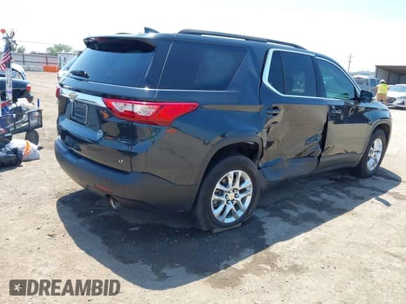 2020 Chevrolet Traverse LT Cloth z VIN 1GNERGKW9LJ315844, wystawiony jako IAAI lot #42941351 z przebiegiem 97 799 mil mil oraz . Historia ofert i sprzedaży dostępna na DreamBid. Obrazek 4.