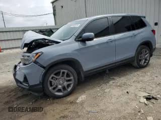 2022 Honda Passport EX-L с VIN 5FNYF7H55NB007030, выставлен на аукционе Copart как лот 84402415 с пробегом Не указан миль и На запчасти • Non repairable. История ставок и продаж доступна на DreamBid. Изображение 1.