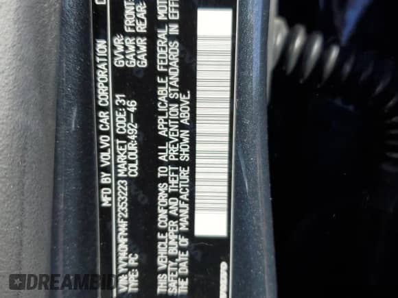 2015 Volvo S60 T5 Drive-E Platinum с VIN YV140MFM4F2353223, выставлен на аукционе Copart как лот 45112895 с пробегом 83 030 миль миль и Списание • Salvage title. История ставок и продаж доступна на DreamBid. Изображение 13.