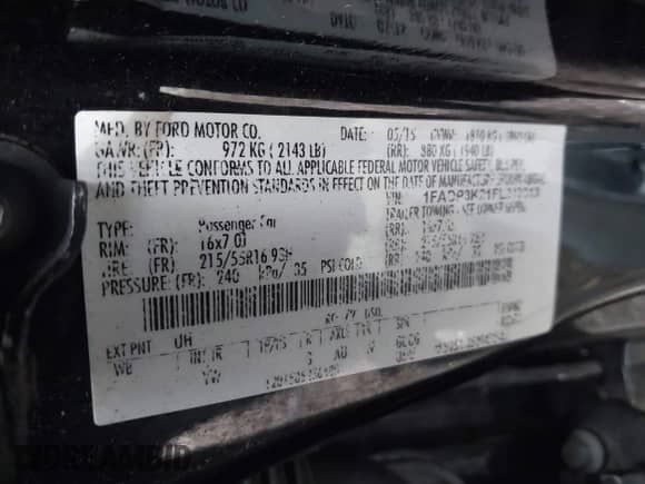 2015 Ford Focus SE с VIN 1FADP3K21FL317313, выставлен на аукционе IAAI как лот 43464958 с пробегом 111 402 миль миль и . История ставок и продаж доступна на DreamBid. Изображение 9.