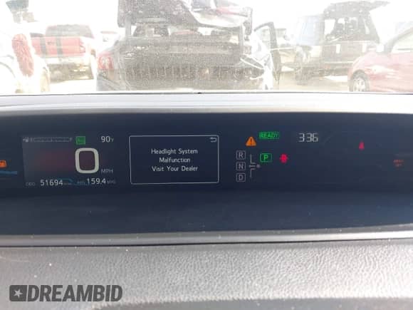 2018 Toyota Prius Plus z VIN JTDKARFP7J3099284, wystawiony jako IAAI lot #42920662 z przebiegiem 51 694 mil mil oraz . Historia ofert i sprzedaży dostępna na DreamBid. Obrazek 7.