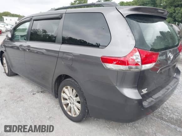 2012 Toyota Sienna LE with VIN 5TDJK3DC1CS035944, listed as a IAAI auction lot 42964470 with 209,634 mi miles and . Bid and sale history available at DreamBid. Image 3.