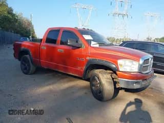 2008 Dodge 1500 SLT with VIN 1D7HU18208S634837, listed as a IAAI auction lot 43227427 with 152,401 mi miles and . Bid and sale history available at DreamBid. Image 1.