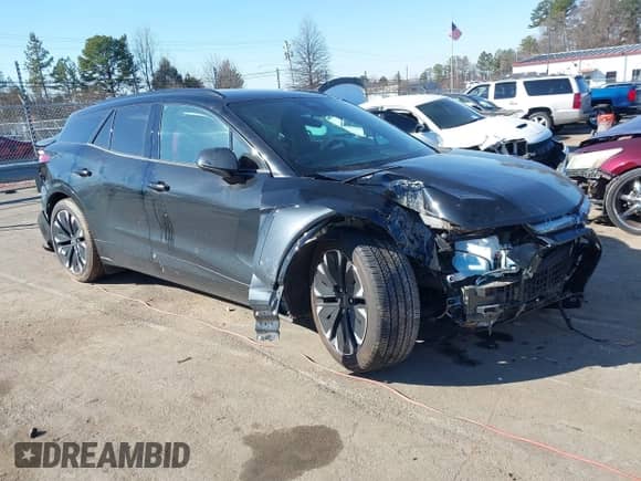 2024 Chevrolet Blazer EV eAWD RS with VIN 3GNKDCRJ4RS173267, listed as a IAAI auction lot 41257471 with 13,518 mi miles and . Bid and sale history available at DreamBid. Image 1.
