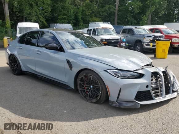 2022 BMW M3 Competition z VIN WBS33AY04NFM43795, wystawiony jako Copart lot #70380855 z przebiegiem 25 188 mil mil oraz Nie do naprawy • Non repairable. Historia ofert i sprzedaży dostępna na DreamBid. Obrazek 4.