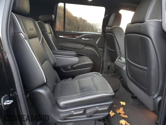 2022 Cadillac Escalade ESV Premium Luxury with VIN 1GYS4KKL2NR134344, listed as a Copart auction lot 79255164 with 96,482 mi miles and Salvage title. Bid and sale history available at DreamBid. Image 11.
