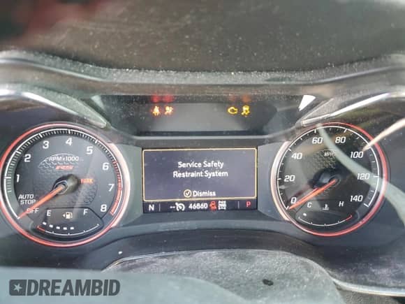 2023 Chevrolet TrailBlazer RS с VIN KL79MUSL8PB122076, выставлен на аукционе Copart как лот 69154685 с пробегом 46 860 миль миль и Списание • Salvage title. История ставок и продаж доступна на DreamBid. Изображение 9.