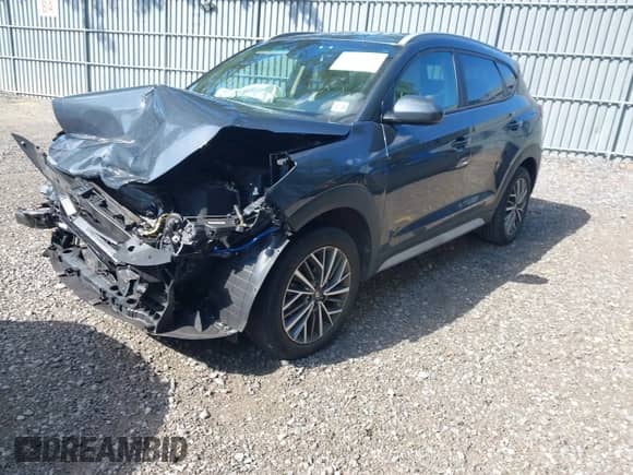 2021 Hyundai Tucson Sport with VIN KM8J3CAL3MU380600, listed as a IAAI auction lot 43050098 with 37,378 mi miles and . Bid and sale history available at DreamBid. Image 2.