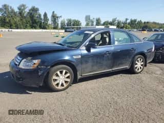 2008 Ford Taurus SEL with VIN 1FAHP27W78G181448, listed as a Copart auction lot 81335905 with Not provided miles and Salvage title. Bid and sale history available at DreamBid. Image 1.