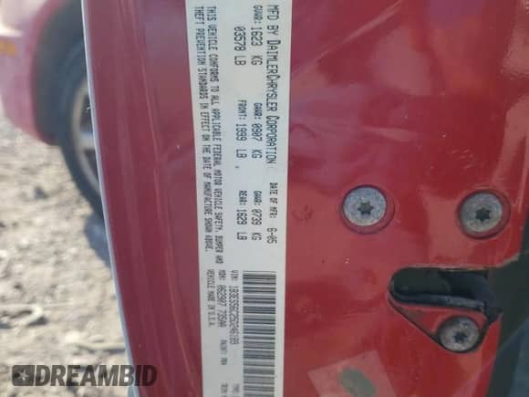 2005 Dodge Neon SXT z VIN 1B3ES56C25D246189, wystawiony jako Copart lot #86912844 z przebiegiem 150 732 mil mil oraz Szkoda całkowita • Salvage title. Historia ofert i sprzedaży dostępna na DreamBid. Obrazek 12.