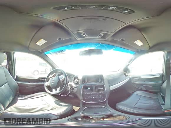 2014 Dodge Grand Caravan R/T with VIN 2C4RDGEG4ER297040, listed as a Copart auction lot 59568595 with 194,180 mi miles and Salvage title. Bid and sale history available at DreamBid. Image 15.