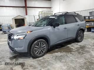 2024 Nissan Pathfinder SL with VIN 5N1DR3CD3RC299269, listed as a Copart auction lot 82033915 with 11,463 mi miles and Salvage title. Bid and sale history available at DreamBid. Image 1.