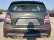 2020 Chevrolet Sonic LT with VIN 1G1JG6SB9L4112755, listed as a Copart auction lot 80448395 with 123,879 mi miles and Salvage title. Bid and sale history available at DreamBid. Image 6.