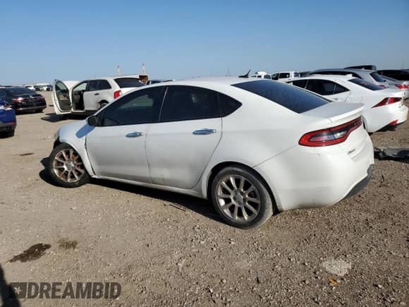 2016 Dodge Dart Limited with VIN 1C3CDFCB9GD505379, listed as a Copart auction lot 52154385 with 95,770 mi miles and Salvage title. Bid and sale history available at DreamBid. Image 2.