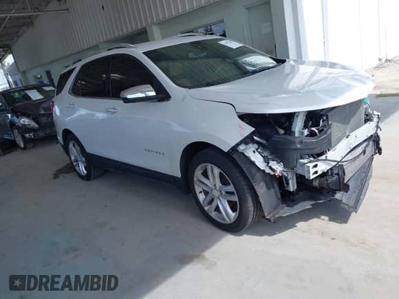2019 Chevrolet Equinox Premier с VIN 2GNAXPEX5K6144904, выставлен на аукционе IAAI как лот 43393388 с пробегом 114 928 миль миль и . История ставок и продаж доступна на DreamBid. Изображение 1.