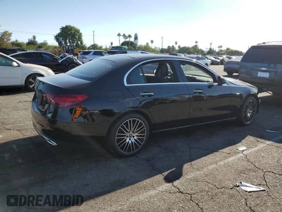2023 Mercedes-Benz C 300 z VIN W1KAF4GB2PR134876, wystawiony jako Copart lot #80153075 z przebiegiem Nie podano mil oraz Szkoda całkowita • Salvage title. Historia ofert i sprzedaży dostępna na DreamBid. Obrazek 3.