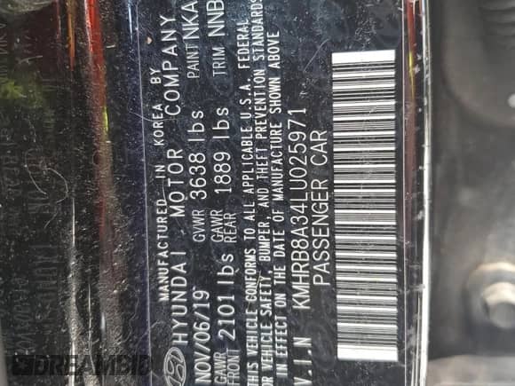 2020 Hyundai Venue SE с VIN KMHRB8A34LU025971, выставлен на аукционе Copart как лот 71786105 с пробегом 61 395 миль миль и Списание • Salvage title. История ставок и продаж доступна на DreamBid. Изображение 14.
