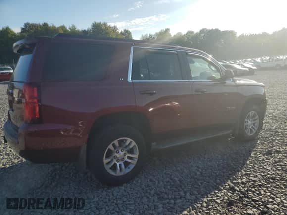 2016 Chevrolet Tahoe LT with VIN 1GNSKBKC7GR162842, listed as a Copart auction lot 80822385 with 94,757 mi miles and Salvage title. Bid and sale history available at DreamBid. Image 3.