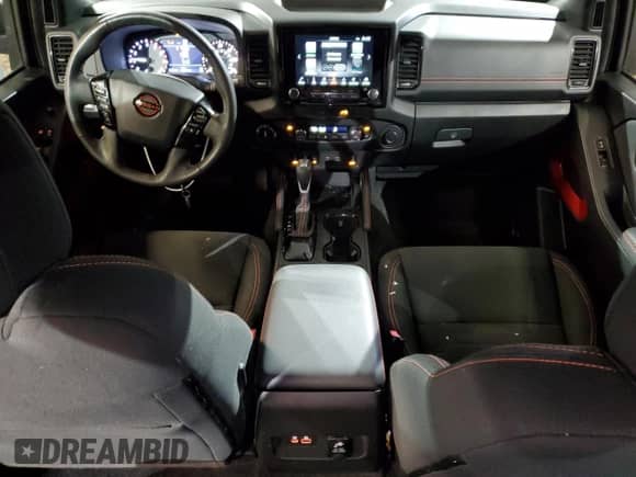 2022 Nissan Frontier SV with VIN 1N6ED1EK6NN612883, listed as a Copart auction lot 44719215 with 35,583 mi miles and Salvage title. Bid and sale history available at DreamBid. Image 8.