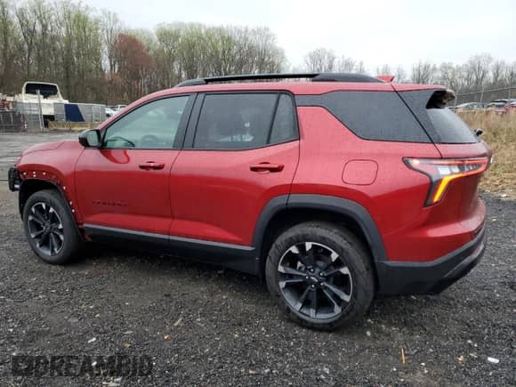 2025 Chevrolet Equinox FWD RS с VIN 3GNAXLEG6SL175289, выставлен на аукционе Copart как лот 51214525 с пробегом 910 миль миль и Списание • Salvage title. История ставок и продаж доступна на DreamBid. Изображение 2.