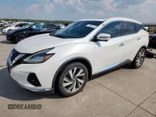 2019 Nissan Murano SL with VIN 5N1AZ2MJ2KN150170, listed as a Copart auction lot 70506735 with 101,498 mi miles and Clean title. Bid and sale history available at DreamBid. Image 1.