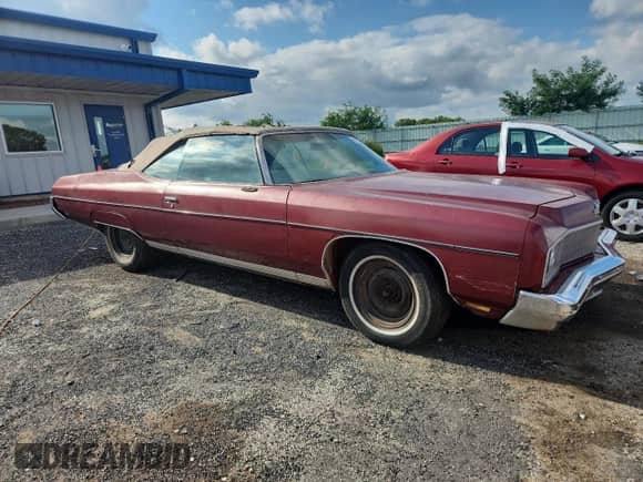 1973 Chevrolet Caprice с VIN 1N67R3S141526, выставлен на аукционе Copart как лот 69729605 с пробегом 23 489 миль миль и Чистый • Clean title. История ставок и продаж доступна на DreamBid. Изображение 4.