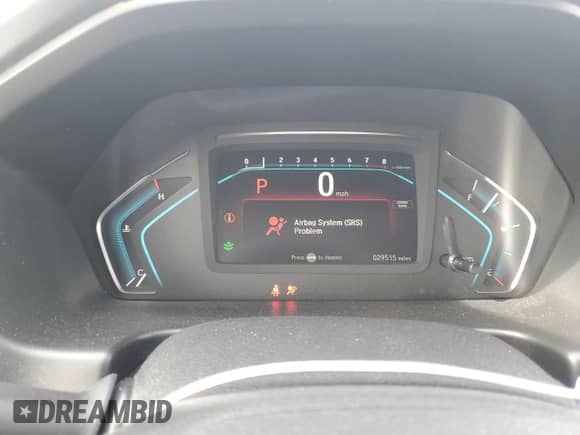 2018 Honda Odyssey LX with VIN 5FNRL6H29JB043696, listed as a Copart auction lot 80569835 with 29,515 mi miles and Salvage title. Bid and sale history available at DreamBid. Image 9.