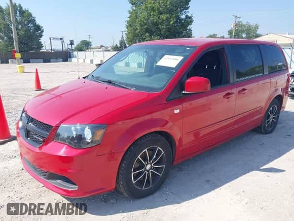 2014 Dodge Grand Caravan SE with VIN 2C4RDGBG1ER411290, listed as a IAAI auction lot 42937086 with 195,751 mi miles and . Bid and sale history available at DreamBid. Image 2.