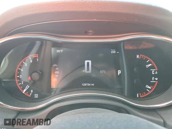 2017 Dodge Durango GT with VIN 1C4RDHDG2HC752830, listed as a Copart auction lot 71421215 with 129,734 mi miles and Salvage title. Bid and sale history available at DreamBid. Image 9.
