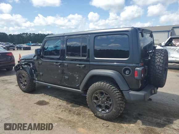 2023 Jeep Wrangler Willys Sport с VIN 1C4HJXDN0PW612138, выставлен на аукционе Copart как лот 54677915 с пробегом 37 998 миль миль и Списание • Salvage title. История ставок и продаж доступна на DreamBid. Изображение 2.